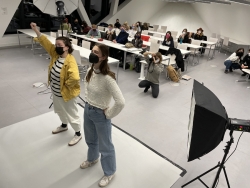 Fotoshooting im Rahmen eines Seminars an der Universität Lüneburg