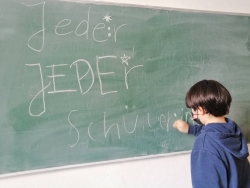 ANDERSRUMportrait Projekt in der Grundschule Kielerortallee, Hamburg